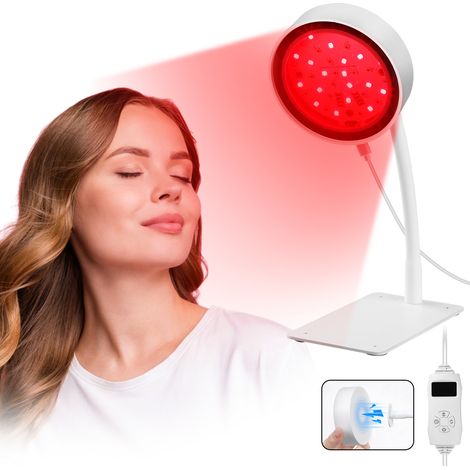 Lampe Infrarouge, Lampe à Lumière Rouge 660nm 850nm, Red Light pour le Visage à Angle Réglable, 40 LEDs (1/5)