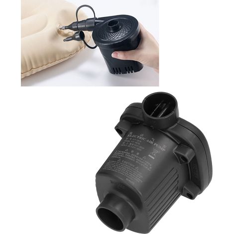 Pompe à air électrique portable 12V pour bateaux gonflables, matelas pneumatiques, matelas flottants et bouées (50W) (1/5)