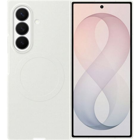 Samsung Silicio Back Cover Blanco Magnético Samsung Galaxy Z Fold 8 Ultra