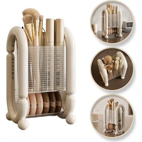 Organizzatore per pennelli, per cosmetici e creme 20 cm x 12 cm CB59 (1/5)