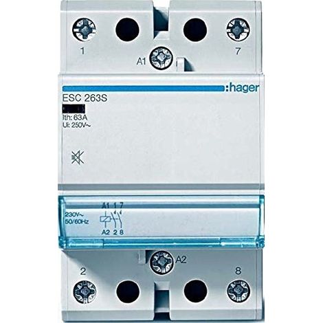Contactor, 40A, 3NA+1NC, 230V (1/2)