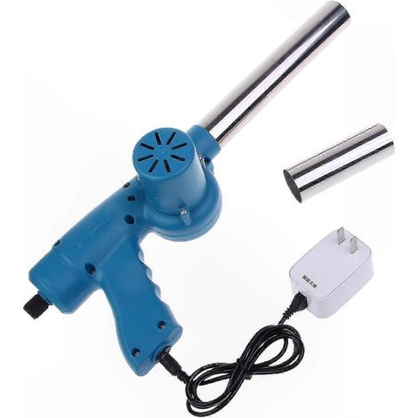 Ventilateur BBQ USB portable, souffleur d'air manuel rechargeable pour grillades, outil de cuisson extérieur, pique-nique et camping, modèle USB, noir et robuste. (1/5)