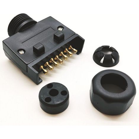 Prises de courant standard australien pour caravanes et remorques Prises de courant industrielles - 7 pôles 12V, 1pc (1/5)
