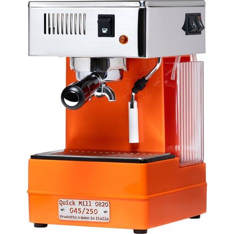 Kaffeemaschine Quick Mill 0820 stretta arancio kompaktes Design