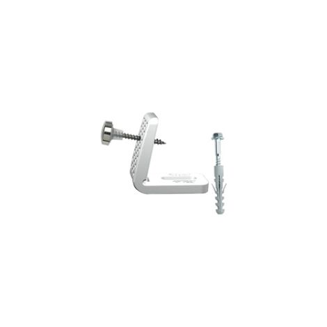 Fixation late'rale en 2 parties pour WC et bidet goujons   6 x 55 mm, 8 x 40 et vis autotaraudeuses TS 5x45