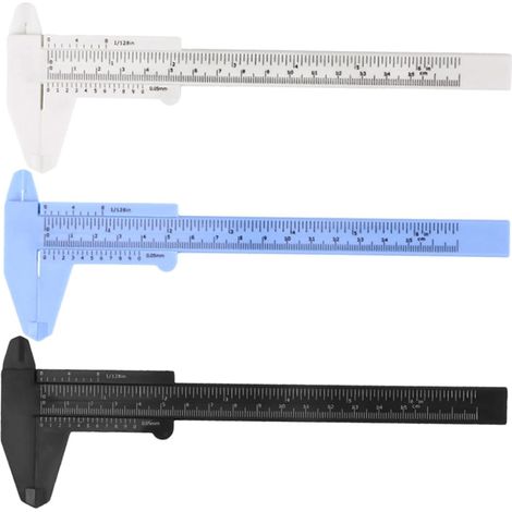 Sosoport - Mini pied à coulisse en plastique (lot de 3) avec (1/5)
