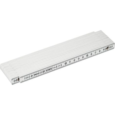 Metrica 18070 Fibra di Vetro, 2m, Bianco
