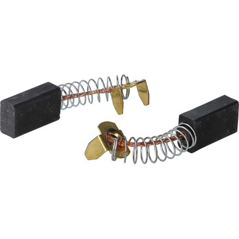 vhbw 2x spazzola carbone 5,8 x 9,95 x 16,95mm sostituisce Fein 30798653100 per trapano, utensile elettrico + molla