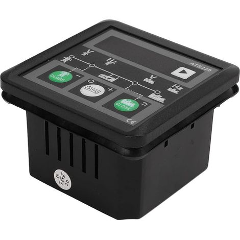 Automatisches Umschalt-Generatorsteuergerät mit LED-Anzeige für Netzstrom und Generatoraggregat ATS220 AC30-300V Bedienfeld (1/5)