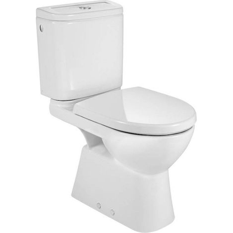 ROCA A342237000 ACCESS Inodoro Completo Desagüe A Suelo Movilidad Reducida - Alimentación Inferior - Asiento: Caida Normal - ref: A342237000+A341231000+A80123A004 (1/2)