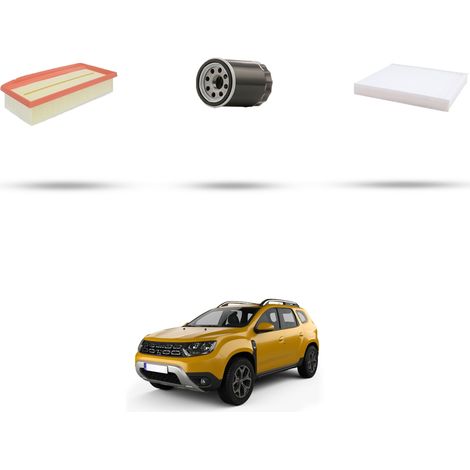 Kit tagliando 3 filtri compatibile con Dacia Duster II 1.6 Sce 84kw dal 2018 (1/5)