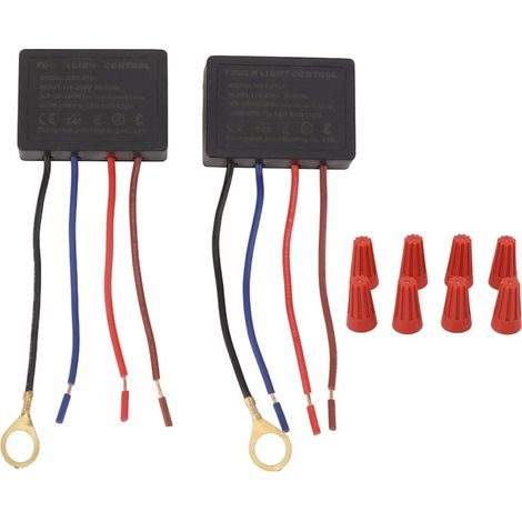 Module de Commande de Lampe Tactile, Variateur de Capteur Tactile à 3 Voies, Interrupteur de Lumière Tactile 3W-25W, Module de Commande de Lampe Tactile, Interrupteur à intensité (1/5)