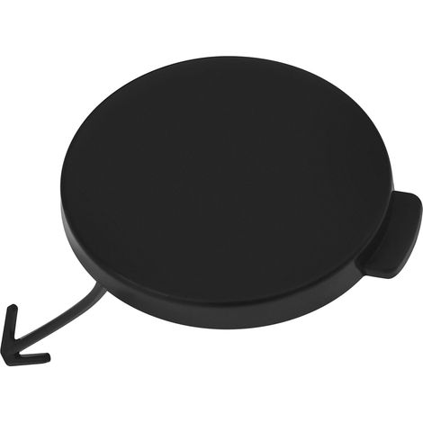 Capuchon de protection pour barre de remorquage avant 5K0807241E - Accessoires de protection pour remorque - Compatible avec VI MK6 2009-2013 - Noir (1/5)