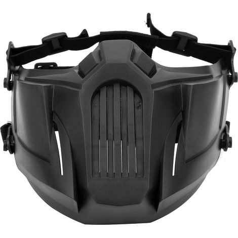 Demi-masque tactique respirant, équipement de protection militaire pour tir CS en extérieur. (1/5)