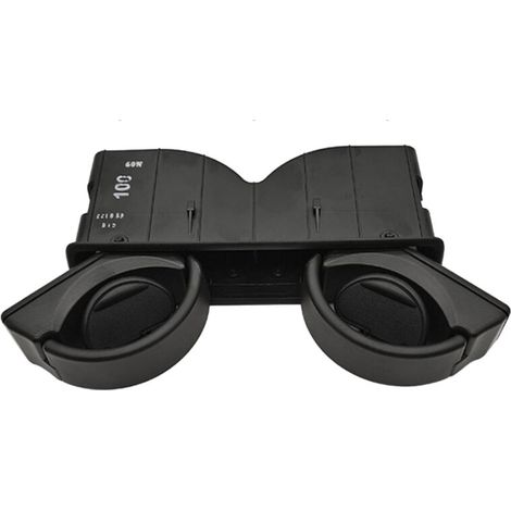 Accoudoir de siège arrière de voiture avec porte-gobelet 0998100213 pour Classe C GLC W205 W253 W213 W222 Noir