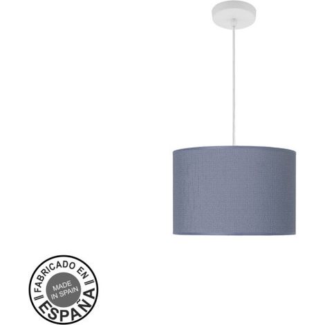 Colgante Moda 1xe27 Blanco/azul Regx30x30 Cm