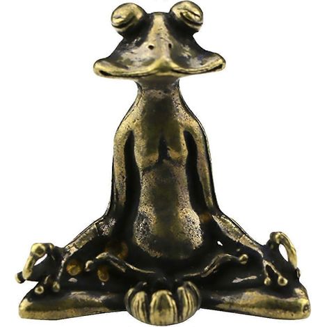 Décoration d'intérieur Feng Shui Statue Poêle à encens Porte-bâtonnets d'encens Statue de méditation Brûleur d'encens-5x5cm (1/3)