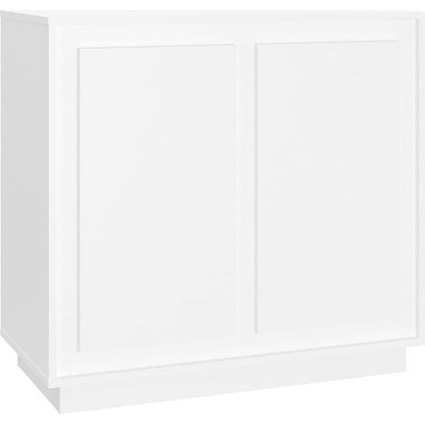 Maison Exclusive - Aparador de madera contrachapada blanco 80x34x (1/5)