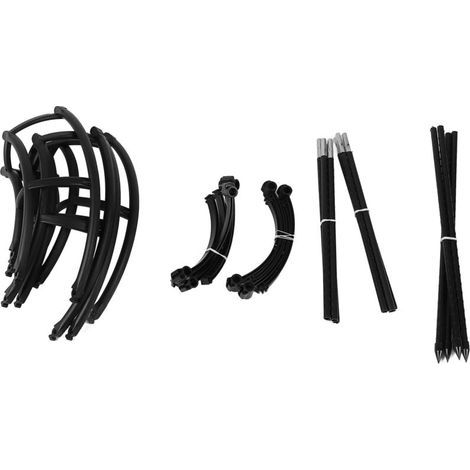 Support pour plantes grimpantes, antirouille, décoratif, en forme de parapluie, piquet en pot pour Rose, tomate, concombre, 3 couches (1/5)