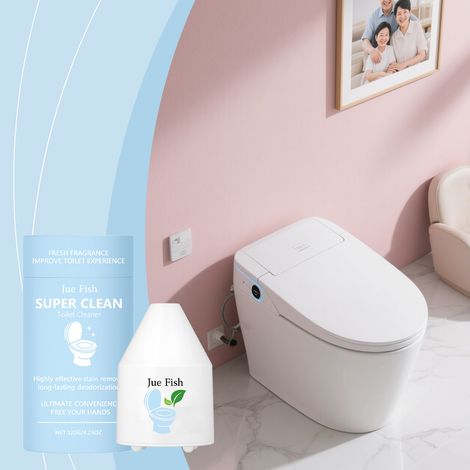 WC-Reiniger entfernt Flecken, Kalk und Gerüche, hinterlässt einen frischen Duft und reinigt die Toilette gründlich – 120 g -- BIEMMEDUE (1/5)