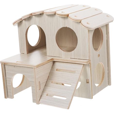 Hamster Hideout Habitat Small Animal Bed Hideout Chinchilla Toy Guinea Pig Hideout Set (1/5)