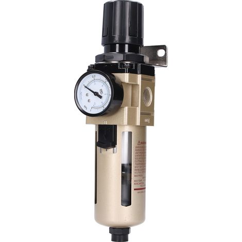 Séparateur huile-eau en alliage d'aluminium, PC et acier inoxydable, régulateur de pression d'air pour usage industriel (1/5)