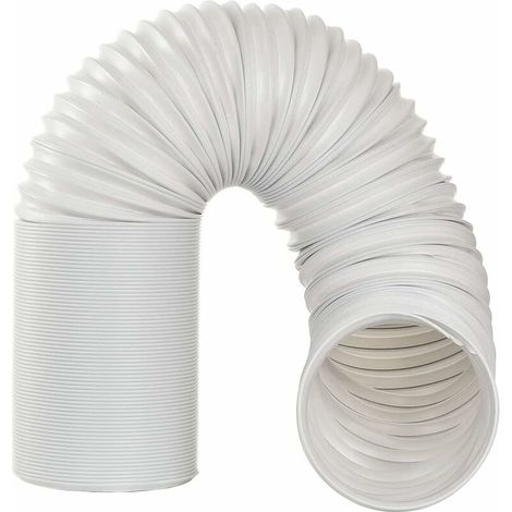 VURAHOME - Tuyau Climatiseur mobile local 2m PVC Tuyau d'évacuation Flexible Pour /counterclockwise installation direction(Ø13CM) (1/5)