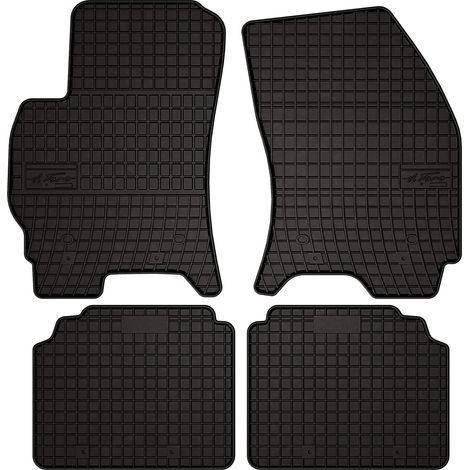 Alfombrillas de goma para coche: Ford Mondeo MK3 familiar, liftback, sedán (2001-2007) - negras, a medida
