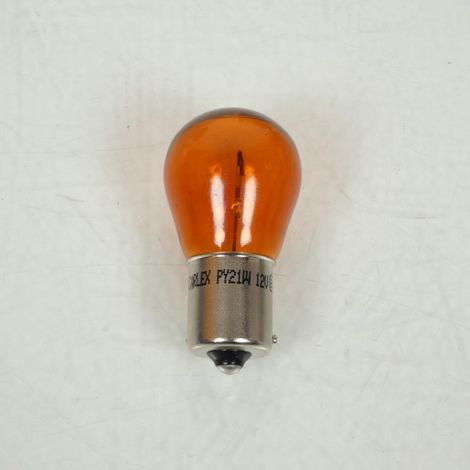 Ampoule orange clignotant Carlex pour moto OSP BAU15s 12V 21W (1/3)