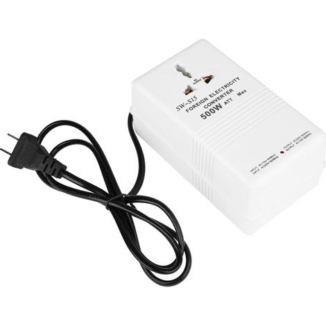 SW-S15 500W Voltage Converter Voltage Transformer Step-Up Step-Down Voltage Converter 220V to 110V 110V to 220V & CN Plug. (1/5)
