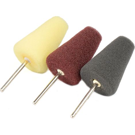 Lot de 3 mini éponges de polissage — accessoires pour polissage de précision, ponçage et detailing automobile