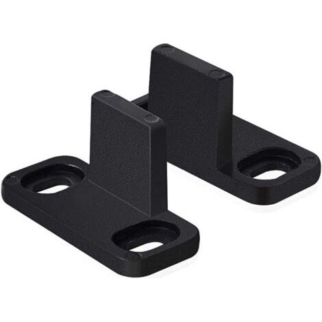 Embellecedor de puerta corredera, guía de piso de puerta de granero, piezas de hardware de guía inferior Einstellbar sin ranuras (1/5)