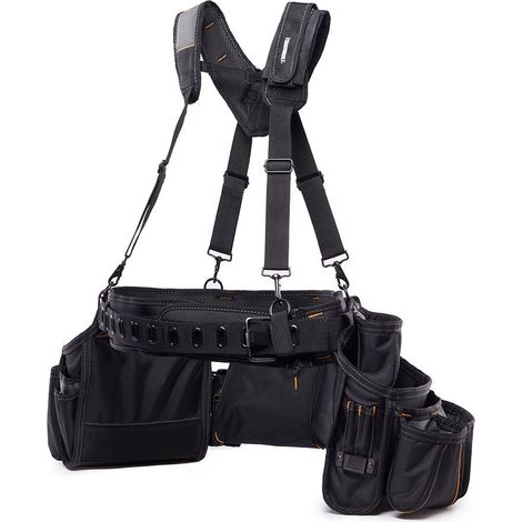 Toughbuilt TB-301-6 Cintura porta strumenti nera robusta