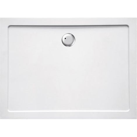 Piatto doccia 76x170 cm rettangolare ribassato EASYFLAT resina H3.5 cm MONACO Bianco (1/2)