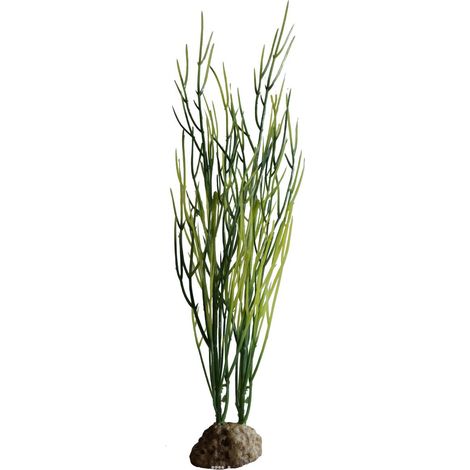 Sagittaria factice Vert-Jaune lestée H25cm aquarium & vivarium PROMO