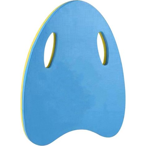 Tabla de natación infantil de espuma de polietileno con asas integradas para entrenamiento en piscina.
