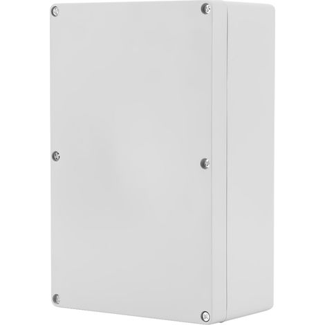 Caja de conexiones de plástico blanco impermeable, 230 x 150 x 85 mm, para proyectos de bricolaje. (1/5)