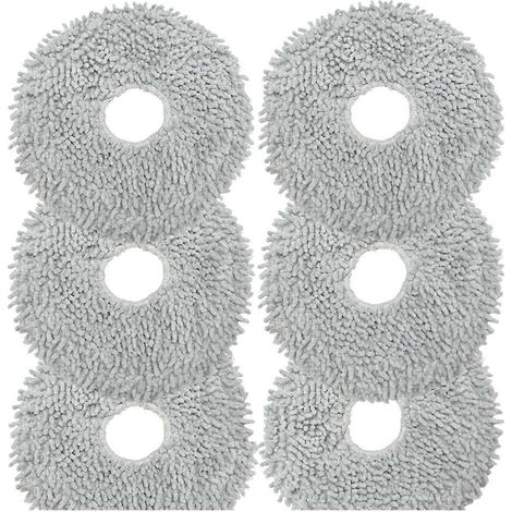 Lot de 6 lingettes de rechange réutilisables pour aspirateur robot Dreame L10s Ultra/L10 Ultra (1/5)