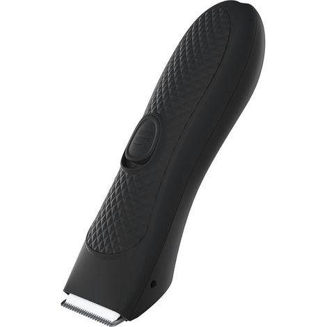 Tondeuse électrique pour poils pubiens, étanche, rechargeable par USB, pour adultes, noire. (1/5)