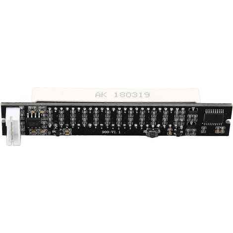 LED-Musik-Audiospektrum-Modul 12 Bit Dual Track 7 Grün 2 Orange 3 Rot Musikpegelanzeige DC7‐1