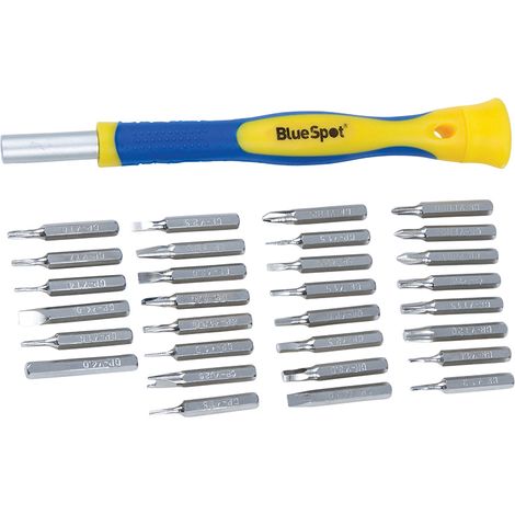BlueSpot Tools 12612 Precision Driver Set, 31 Piece B/S12612 (1/2)