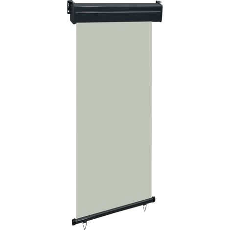 Auvent latéral de balcon - Auvent de jardin Soleil imperméable 80x250 cm Gris BV229119 - BonneVie (1/5)