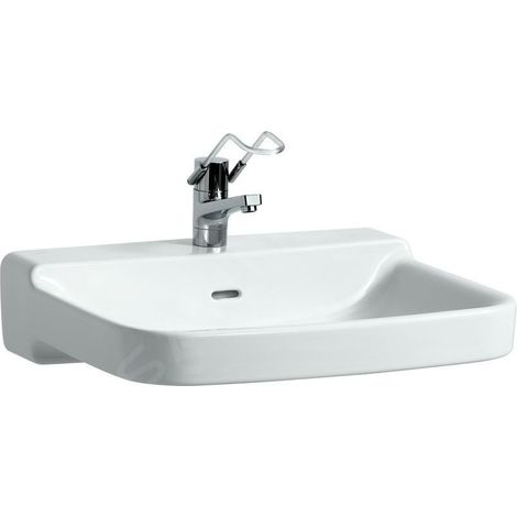 Lavabo PRO LIBERTY 650x550mm accessible sans barrière HL avec ÜL (1/3)
