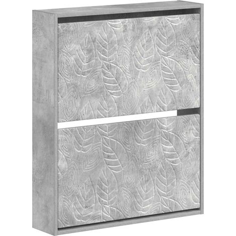 Wall-Mounted Shoe Cabinet DELFT 71 x 17 x 86 cm Engineered Wood vidaXL (1/5)