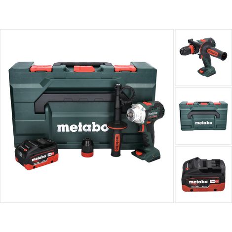 Metabo BS 18 LTX BL Q I Perceuse-visseuse sans fil 18 V 130 Nm Brushless + 1x batterie 8,0 Ah + metaBOX - sans chargeur (1/5)