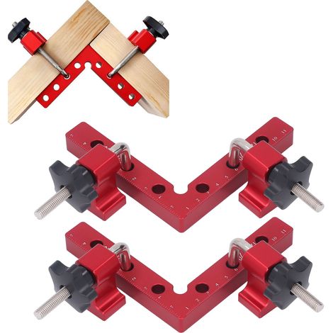 Rechtwinkliger Positionierungslineal für Holzbearbeitung, 120 mm, metrisch/imperial (1/5)