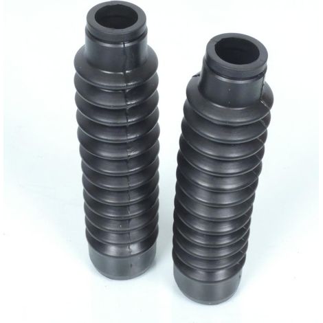 Paar Gabelbälge schwarz Ø26x41x195mm für alte Motorräder (1/4)