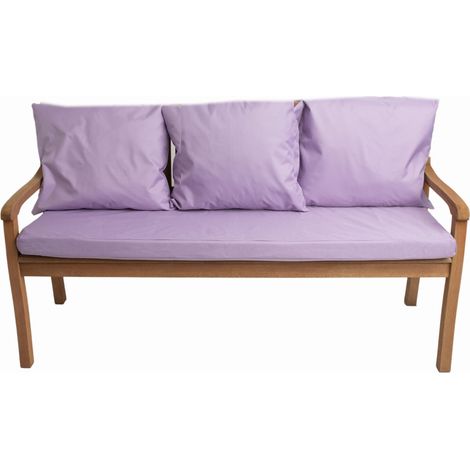 Coussins pour banc 160x50x7/3x50x56cm, coussins pour Banquette jardin Violet, coussins pour banc interieur, Coussins 3places pour balancelle (1/5)