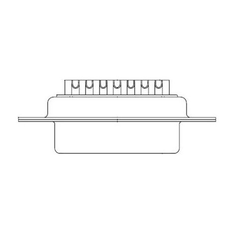 Molex 1727040163 SUB-D mâle Nombre de pôles: 9 à souder 1 pc(s) Carton (1/2)