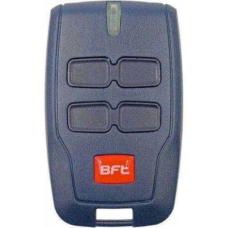 Télécommande BFT MITTO 2 4 boutons 433,92 MHz à code tournant pour portail et porte de garage La télécommande BFT 4 boutons pour portail et porte de garage peut être programmée facilement par un serr (1/3)